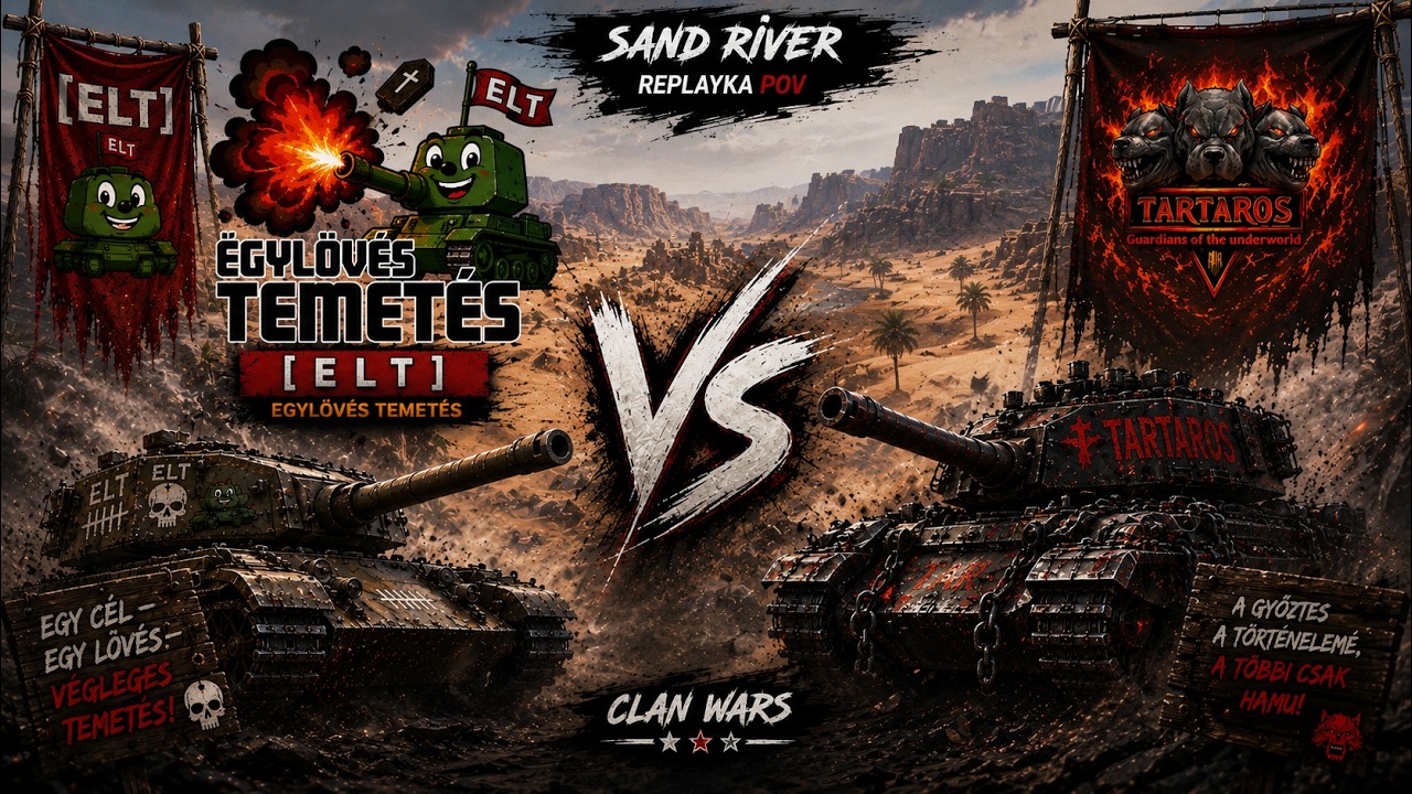 💀 E_L_T vs [-TAR-] TARTAROS - Sand River temetés 7-4-re