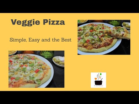 Veg Pizza Recipe | Easy Veggie Pizza Recipe | how to Make Pizza at Home