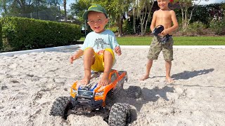 XMAXX stuck in Sand