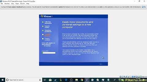 Installing Windows XP in Virtualbox