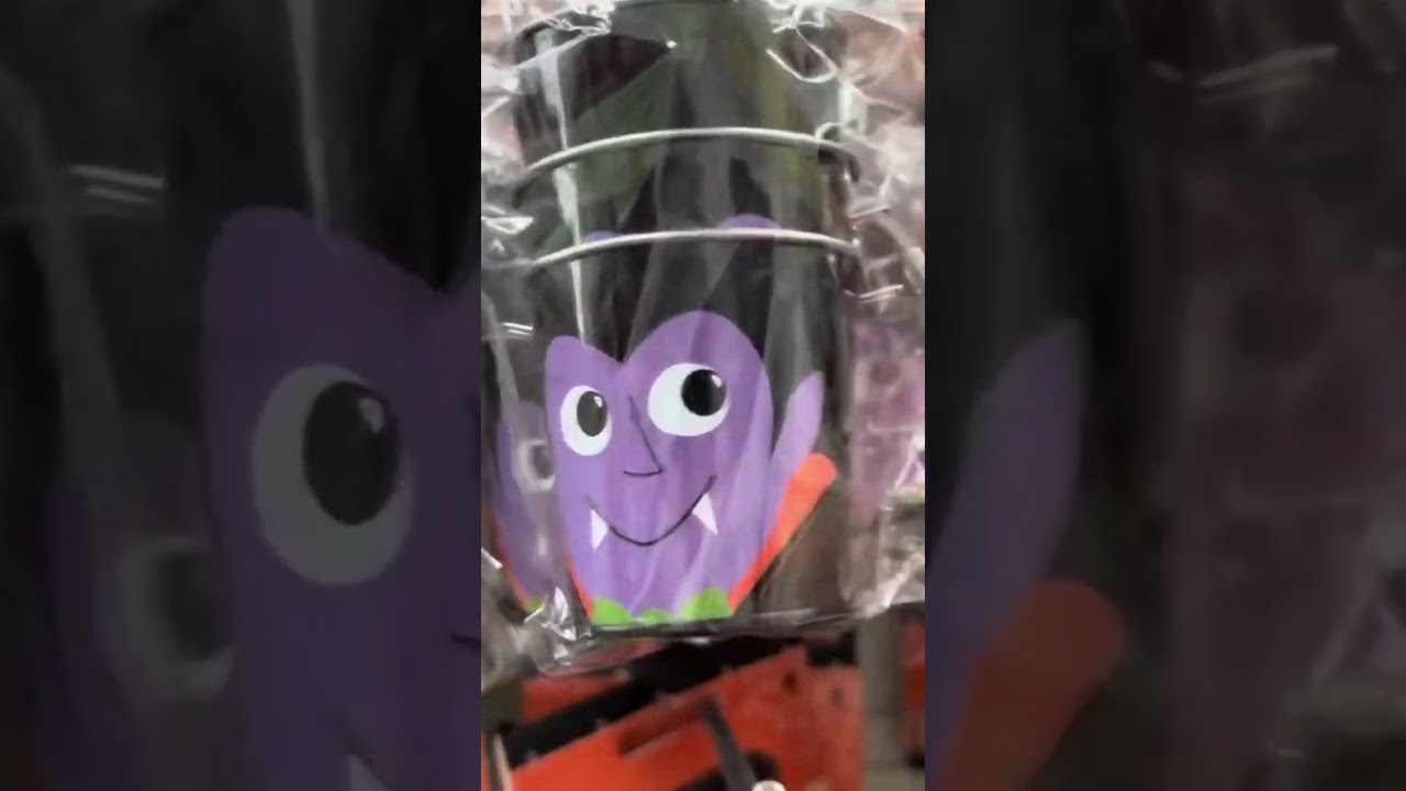 Cute little Halloween tin pails at Dollar Tree! 