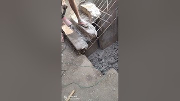 how to stairs cutting/ concrete stairs demolition breaker #sates