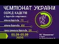 Греко-римська боротьба. Чемпіонат України серед кадетів. День 1. Килим "B"