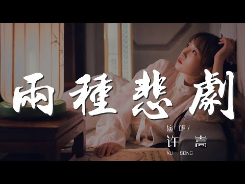 兩種悲劇 - 許嵩『我是一種悲劇 無藥可救的悲劇』【動態歌詞Lyrics】