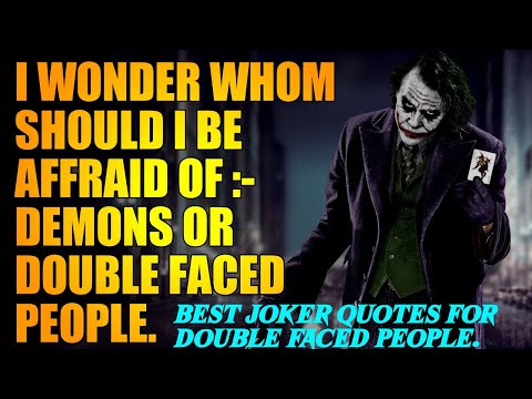 Best joker quotes LET THE BEAST COME OUTSIDE 🤡