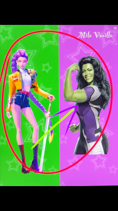 Rumi from KPop Demon Hunters turned into She-Hulk | Ai transformation #kpopdemonhunters #aiart