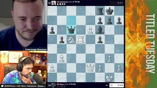 ТИПИЧЕСКИЕ ДЕШЕВЫЕ ТРЮКИ! // GM ХИКАРУ НАКАМУРА vs GM АЛЕКСАНДР ШИМАНОВ