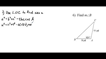 Midterm Review Pt 2   law of sines and cosines