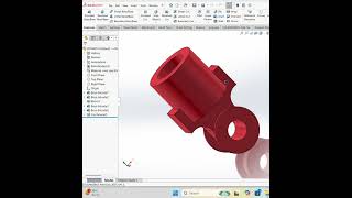 SOLIDWORKS BOSS EXTRUDE & CUT EXTRUDE #shorts