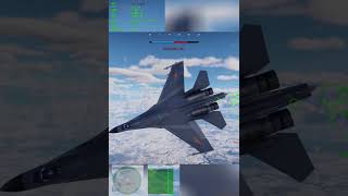 J-11B with gimped PL-12s duels J-10A #warthunder #gameplay #aviation #j11 #shorts #china #shorts