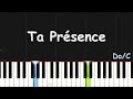 Moise Mbiye - Ta Présence | EASY PIANO TUTORIAL BY Extreme Midi