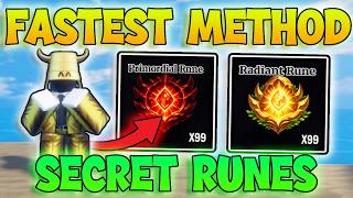 Fastest Method TO Get Secret RUNES FAST Sailor Piece! - Primordial Rune & Radiant Rune FAST!