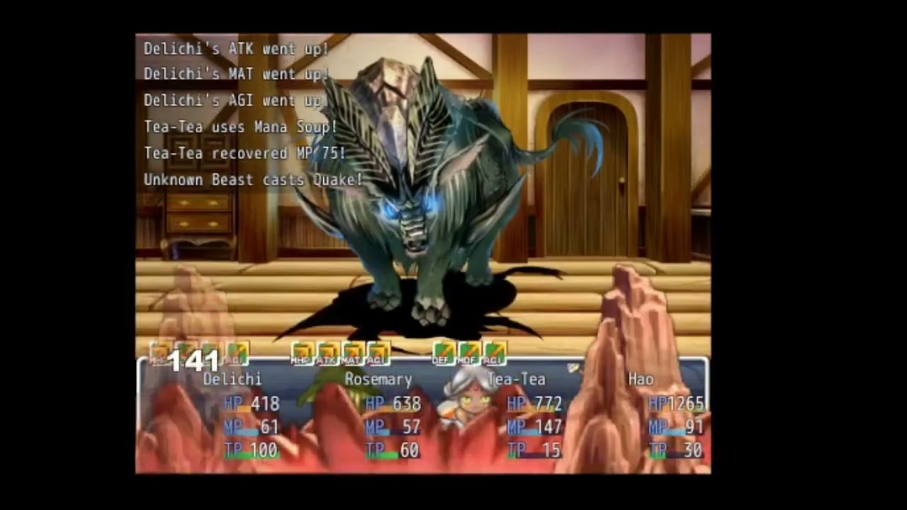 unknown beast but delichi and rosemary are level 4