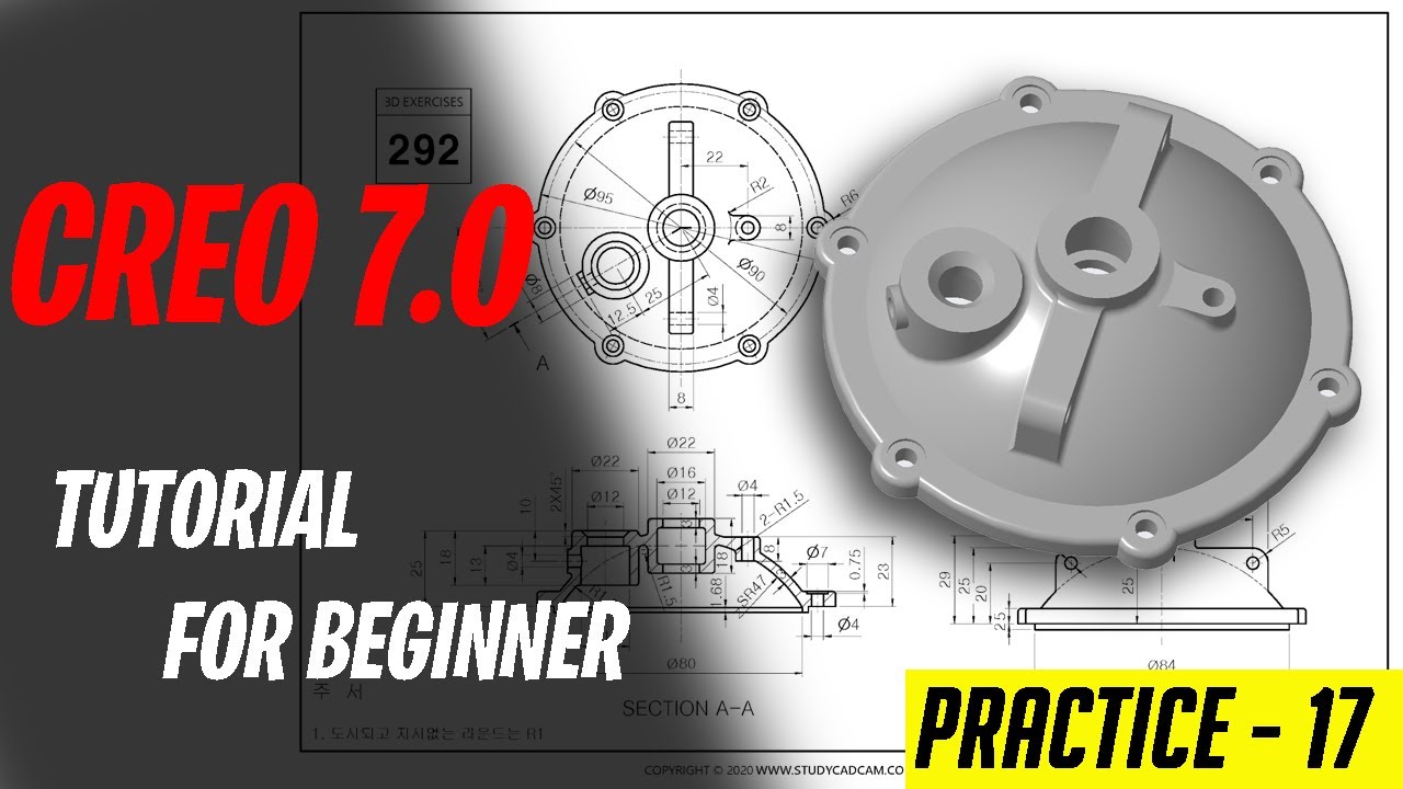 PTC CREO 7.0 TUTORIALS FOR BEGINNERS [COMPLETE COURSE] ll CREO PRACTICE ...