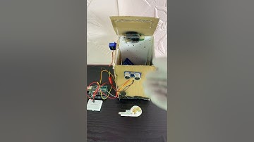 DIY Trash Can with Arduino using Servo Motor & ULTRASONIC Sensor @TMEEducation #arduino #tech
