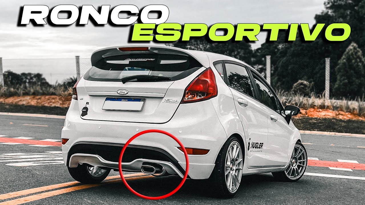 COMO FICOU O RONCO DO NEW FIESTA COM ABAFADOR ESPORTIVO LUZIAN