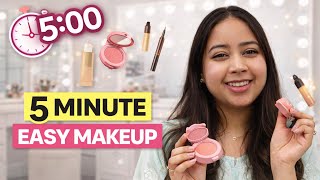 Messy Mom GRWM | 5 Minute Get Ready With Me (Soft Minimal Makeup) | Bangladeshi Mom Life in USA screenshot 5