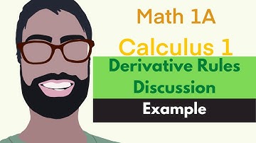3.1-3.2 Derivative Rules | Discussion Video 1 - Quick Example || Calculus 1