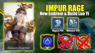 Luo Yi New Best Build and Emblem | Luo Yi Best Build Top 1 Global 2022 - Mobile Legends
