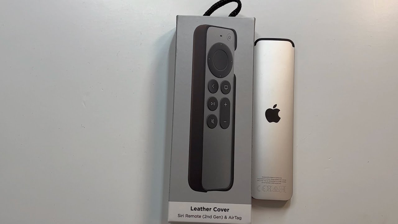 Nomad Leather Cover For Siri Remote & AirTag Unboxing and Review