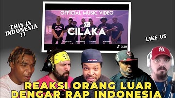 Reaksi bule dengar Rap Indonesia "CELAKA 12" - Reaction Compilation