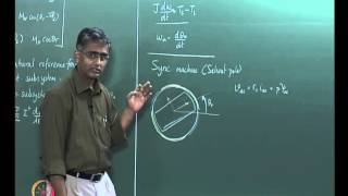 Mod-01 Lec-18 Dynamic Equations of Salient Pole Synchronous Machine