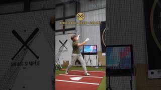 Hitting foam balls out of the machine with the HiPro Vision Bat