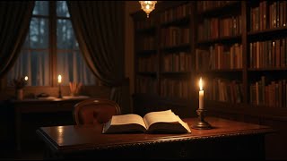 Midnight Library – Echo Drift | Lo fi Ambience for Reading & Stillness