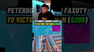 Peterbot CARRIED Faxuty To His First Earnings 💰 | #peterbot #clix #faxuty #fncs