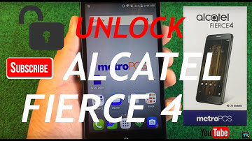 HOW TO UNLOCK METROPCS ALCATEL FIERCE 4 TO ALL GSM NETWORKS!