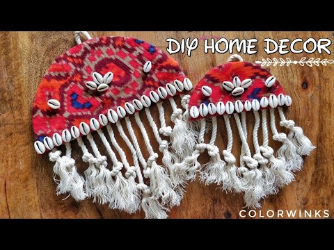 DIY Home decor using old cloth | DIY clothes craft ideas - YouTube