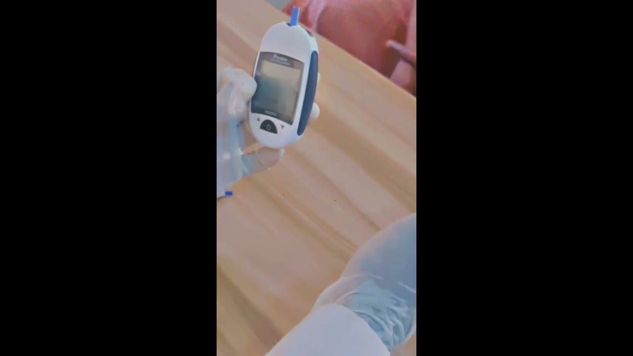 Blood Sugar level test: Using a digital health tool 