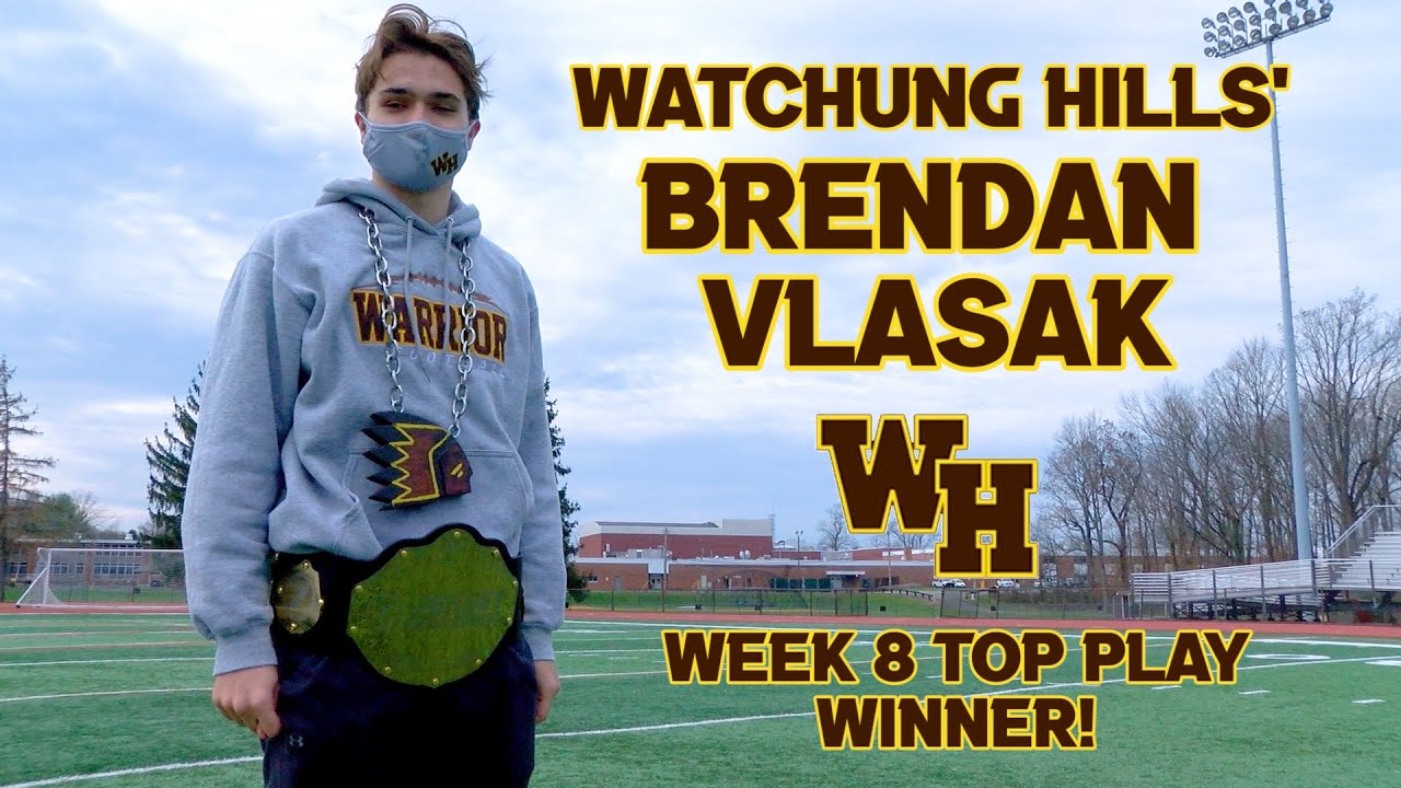Watchung Hills' Brendan Vlasak Wins JSZ Week 8 Top Play Belt!