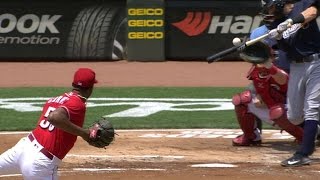 ATL@CIN: Garrett whiffs Swanson in the 1st