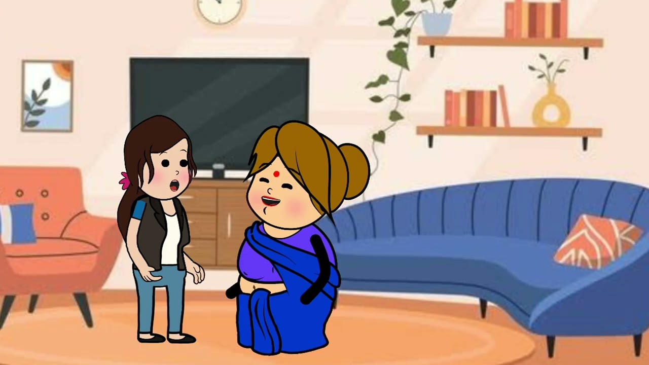 बेटी तूने हमारे प्यार का फ़ायदा उठाया है #megha toons #animation story #animatedfilm # 😔 