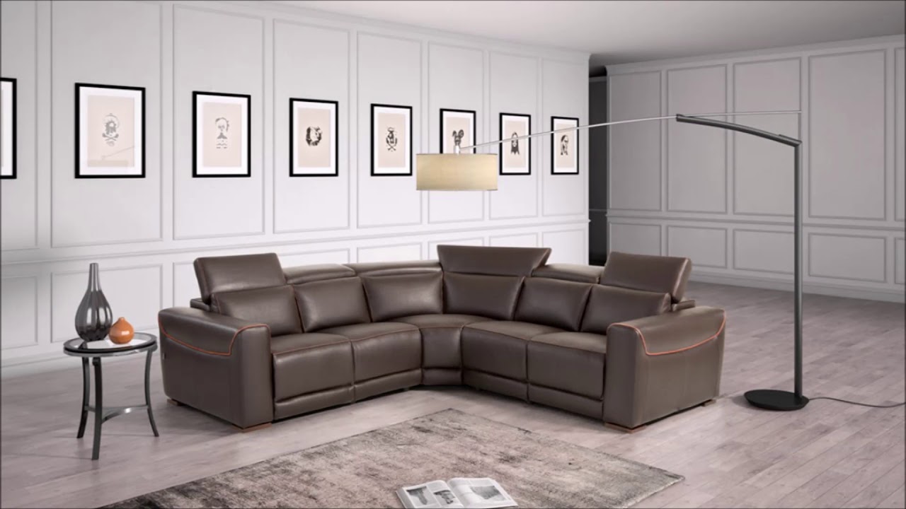 Modern Design Reclining Sofas available Z Furniture Alexandria Virginia YouTube