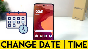 How to Change Date & Time in Motorola Moto G15 - Time Zone Settings