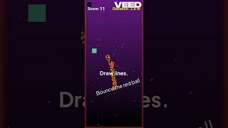 DrawBall - Draw lines. Bounce the red ball. screenshot 4