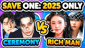 Save One, Drop One: Kpop Songs 2025 Edition 🔥 | KPOP GAME 2025