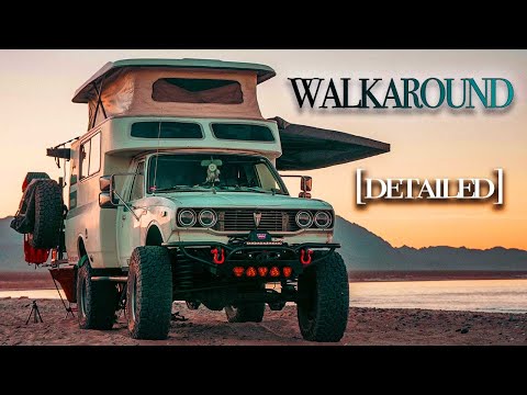 WORLDS FIRST LAND CRUISER CHINOOK BUILD WALKAROUND #overland