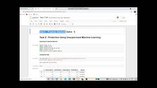 Task 2 : Prediction Using Unsupervised ML | The Sparks Foundation