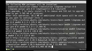 How to install Evolution in Linux