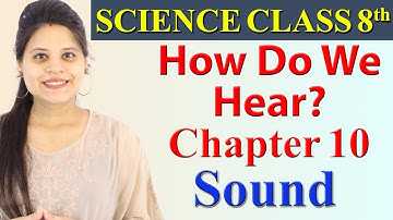 How Do We Hear? Chapter 10 - Sound - Science Class 8, CBSE