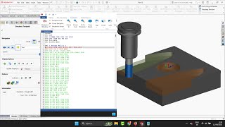 Tutorial Solidworks Cam | Code CNC Milling Simulation bahasa indonesia