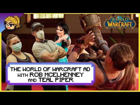 Behind the Scenes of Ronda's World of Warcraft Ad With Rob McElhenney and Teal Piper