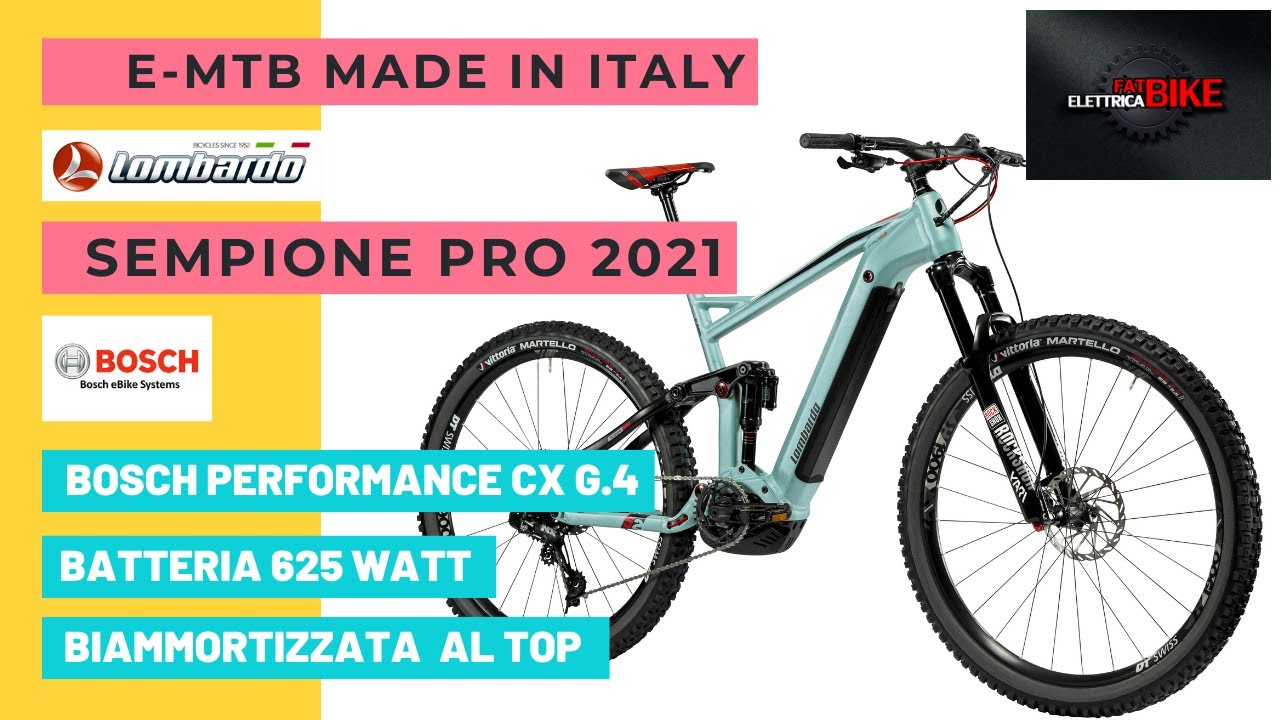 e-MTB made in Italy by Lombardo. Sempione PRO mod 2021 nuovo colore il  Green old - YouTube