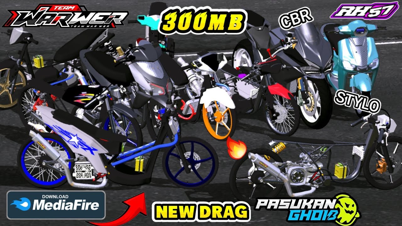 RILIS GTASA FULL MOD DRAG MATIC DAN RX KING 2TAK