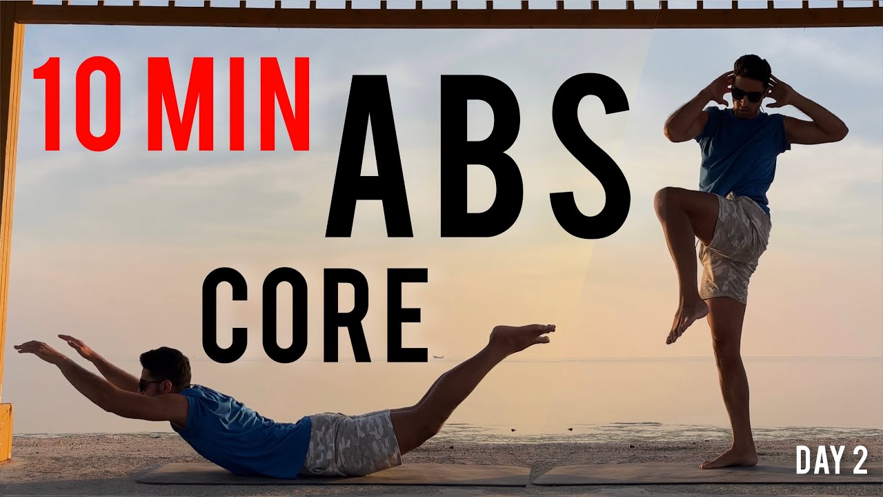 10 MIN ABS & CORE WORKOUT | DAY 2 OF 90 DAY FAT BURNING CHALLENGE - YouTube