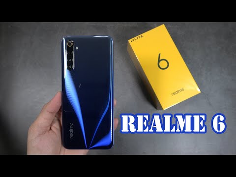 Realme 6 Comet Blue (128GB/8GB variants) unboxing