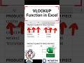 Excel VLOOKUP सीख लो – Job, Freelancing, Office हर जगह काम आएगा! 🚀#tips #trick #tutorial #shorts